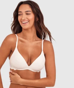 NKD Push Up Wirefree Bra - Ivory