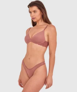 NKD Push Up Wirefree Bra - Mocha