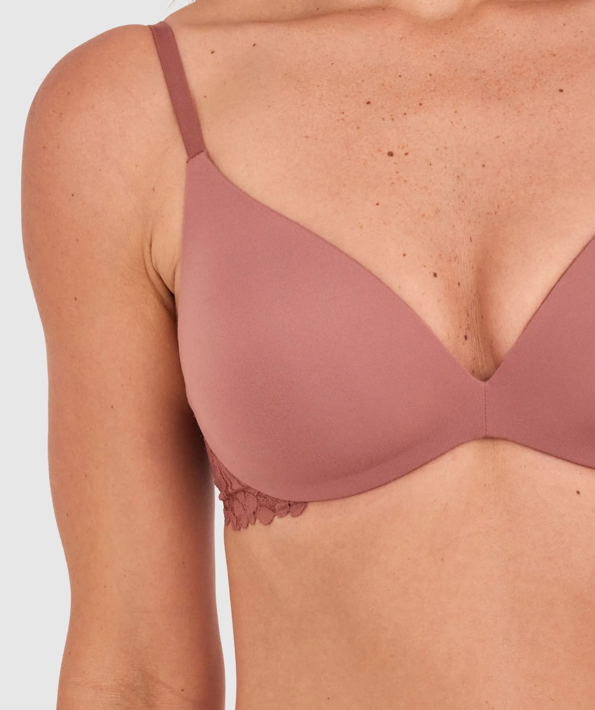 NKD Push Up Wirefree Bra - Mocha
