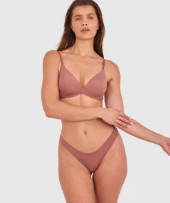 NKD Push Up Wirefree Bra - Mocha