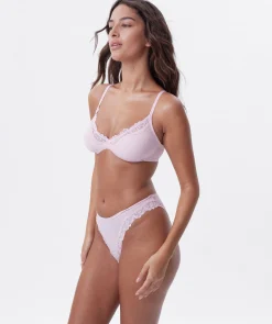NKD Unlined Plunge Bra - Pink