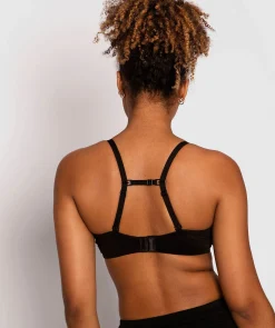 2 Pack Racer Back Bra Strap Converters - Black/Nude