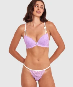 Paloma String - Lilac/Ivory