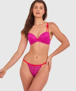 Paloma String-Magenta / Red