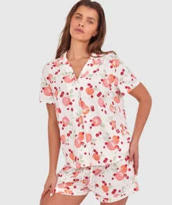 Peachy Cheeks Short Sleeve Top - Print