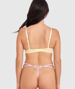 Phoebe High Leg String - Light Yellow
