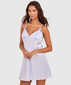 Pippa Short Slip - Light Blue