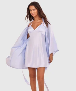 Pippa Short Wrap - Light Blue