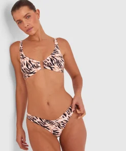 Polly Brazilian Knicker Bikini Bottom - Print