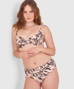 Polly High Waist Bikini Bottom - Print