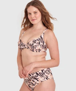 Polly High Waist Bikini Bottom - Print