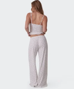 Polly Long Pant-Print Ditsy Floral