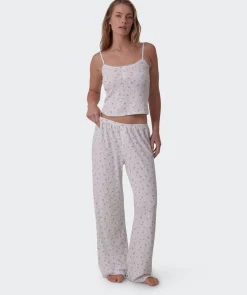 Polly Long Pant-Print Ditsy Floral