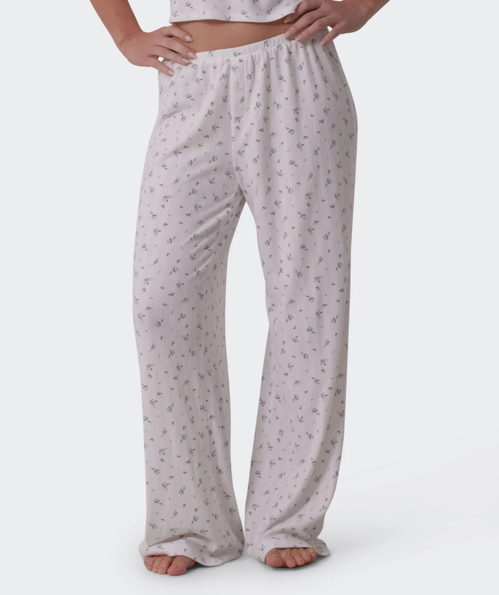 Polly Long Pant-Print Ditsy Floral