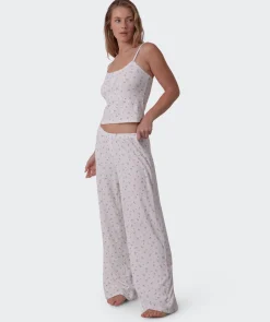 Polly Long Pant-Print Ditsy Floral