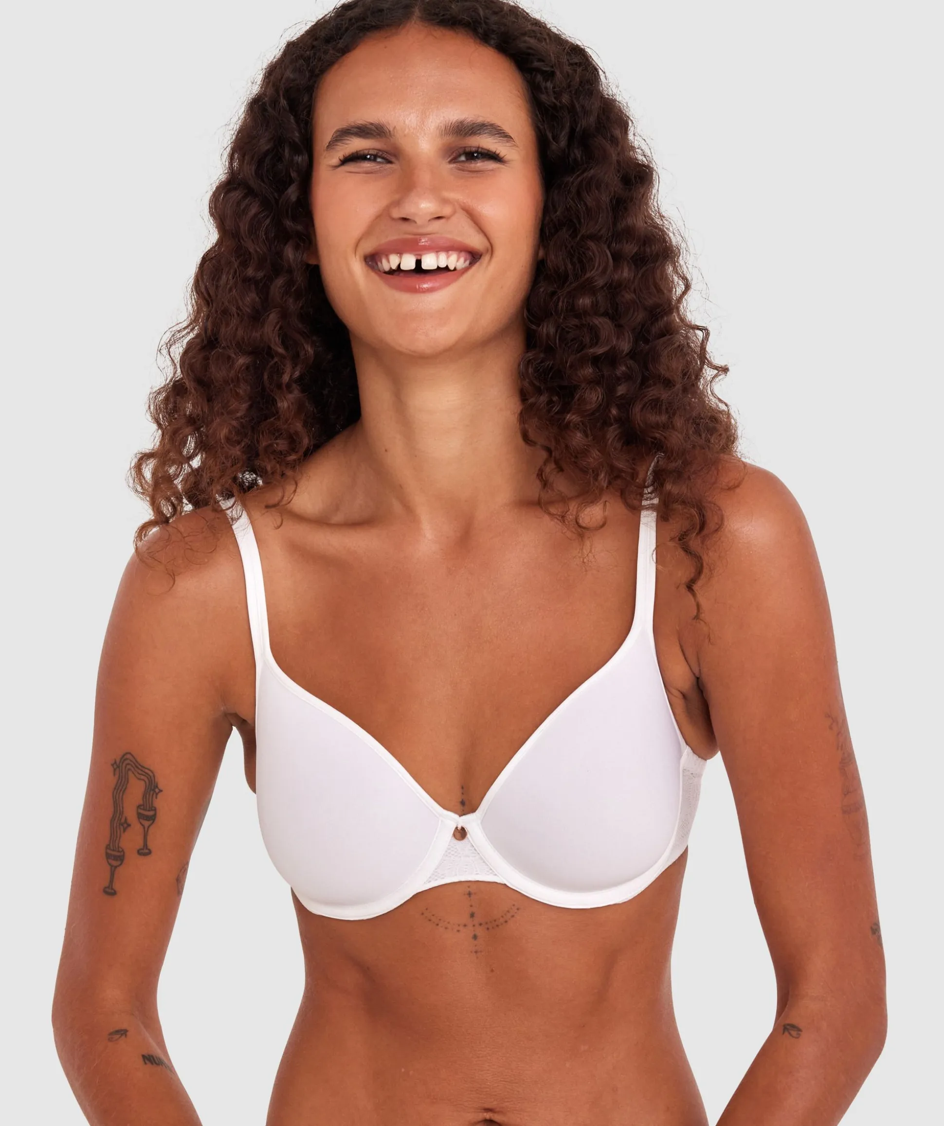 Pure Body Contour Bra - White