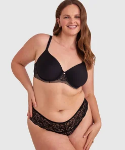 Pure Body Full Cup Bra - Black