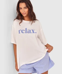 Relax Short Sleeve Tee - Ivory