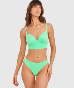 Rib Basics G String-Mint Green