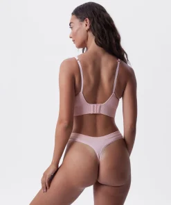 Rib Basics G String - Pink