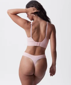 Rib Basics Push Up Wirefree - Pink
