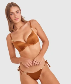 Ride It Cowgirl G String Bikini Bottom - Brown