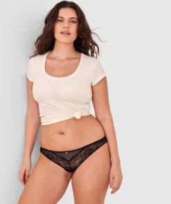 Rina Brazilian Knicker - Black
