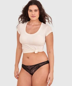 Rina Brazilian Knicker - Black