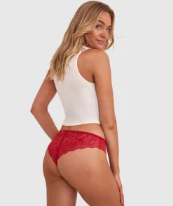 Romance Brazilian Knicker - Red