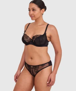 Rosalie Brazilian Knicker - Black