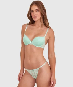 Sally Lightly Lined Bra-Aqua