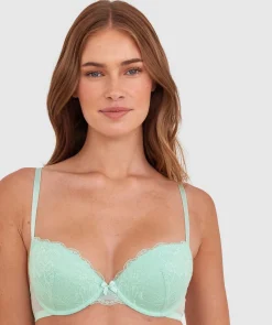 Sally Lightly Lined Bra-Aqua