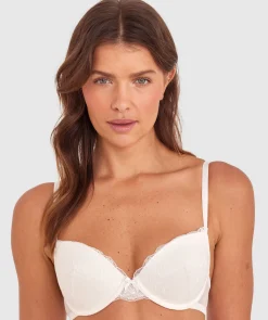 Sally Lightly Lined Bra-Ivory