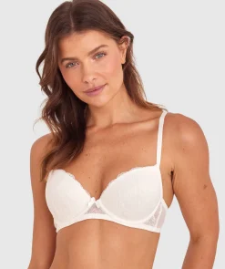 Sally Push Up Bra-Ivory