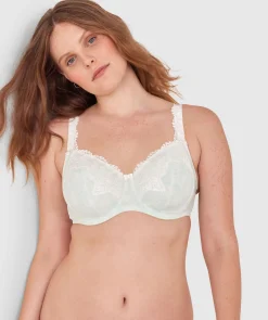 Sapphire Full Coverage Underwire Bra-Print / Green