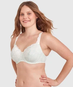 Sapphire Full Coverage Underwire Bra-Print / Green