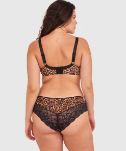 Sapphire Full Coverage Underwire Bra - Print Animal