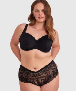 Sapphire Full Cup Bra - Black