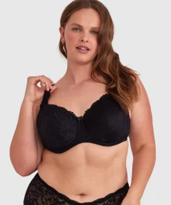 Sapphire Full Cup Bra - Black