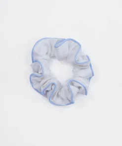 Scrunchie With Piping - Ivory