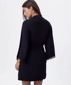 Selene Short Wrap - Black