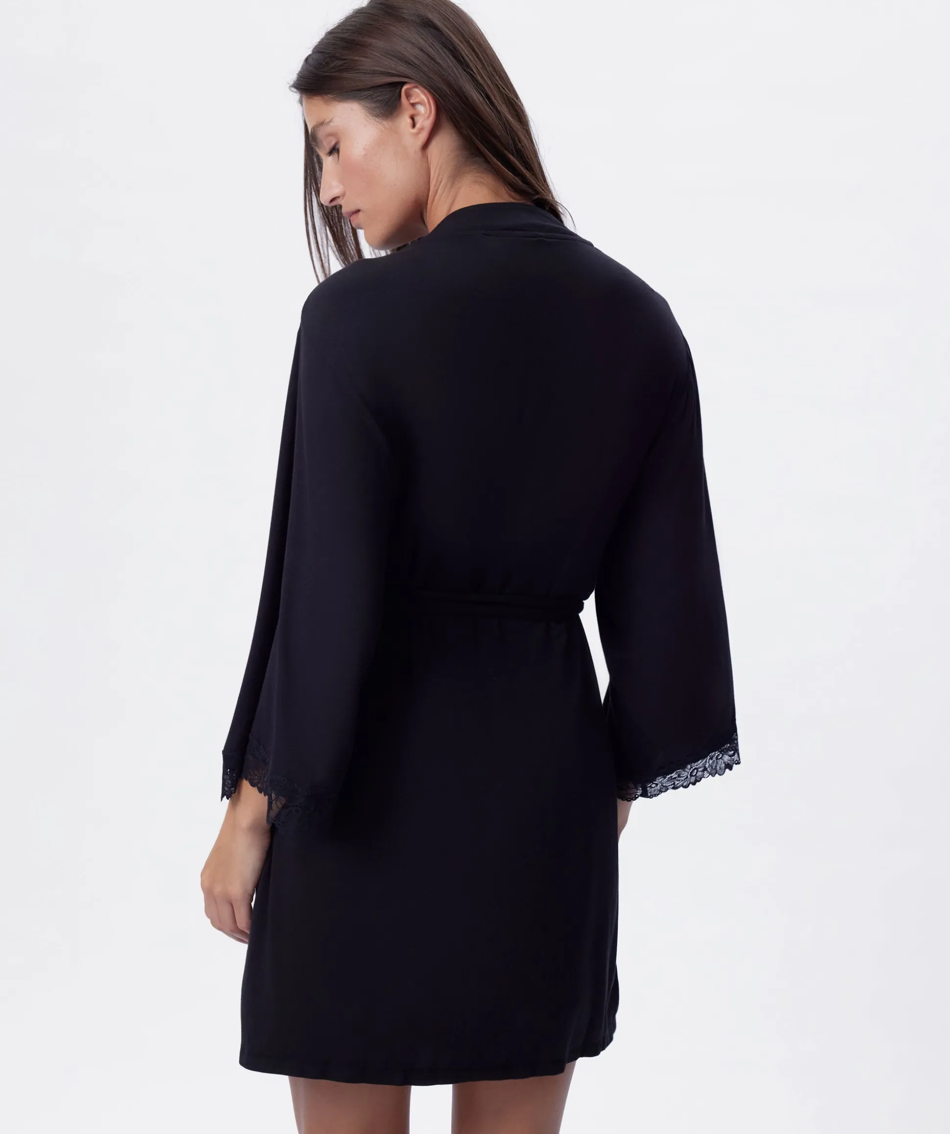 Selene Short Wrap - Black