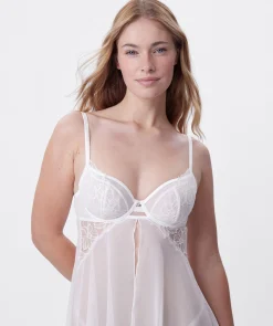 Seraphine Babydoll & String Set - Ivory