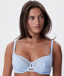 Seraphine Unlined Demi Bra - Blue