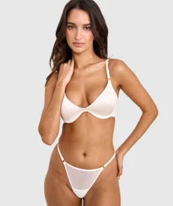 Sexy Basics Push Up Scoop Bra - Ivory