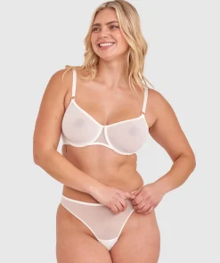 Sexy Basics Underwire Balconette Bra - Ivory