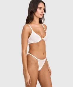 Sexy Basics Underwire Plunge Bra - Ivory