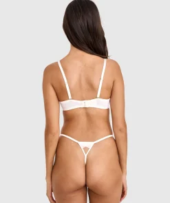 Sexy Basics Underwire Plunge Bra - Ivory
