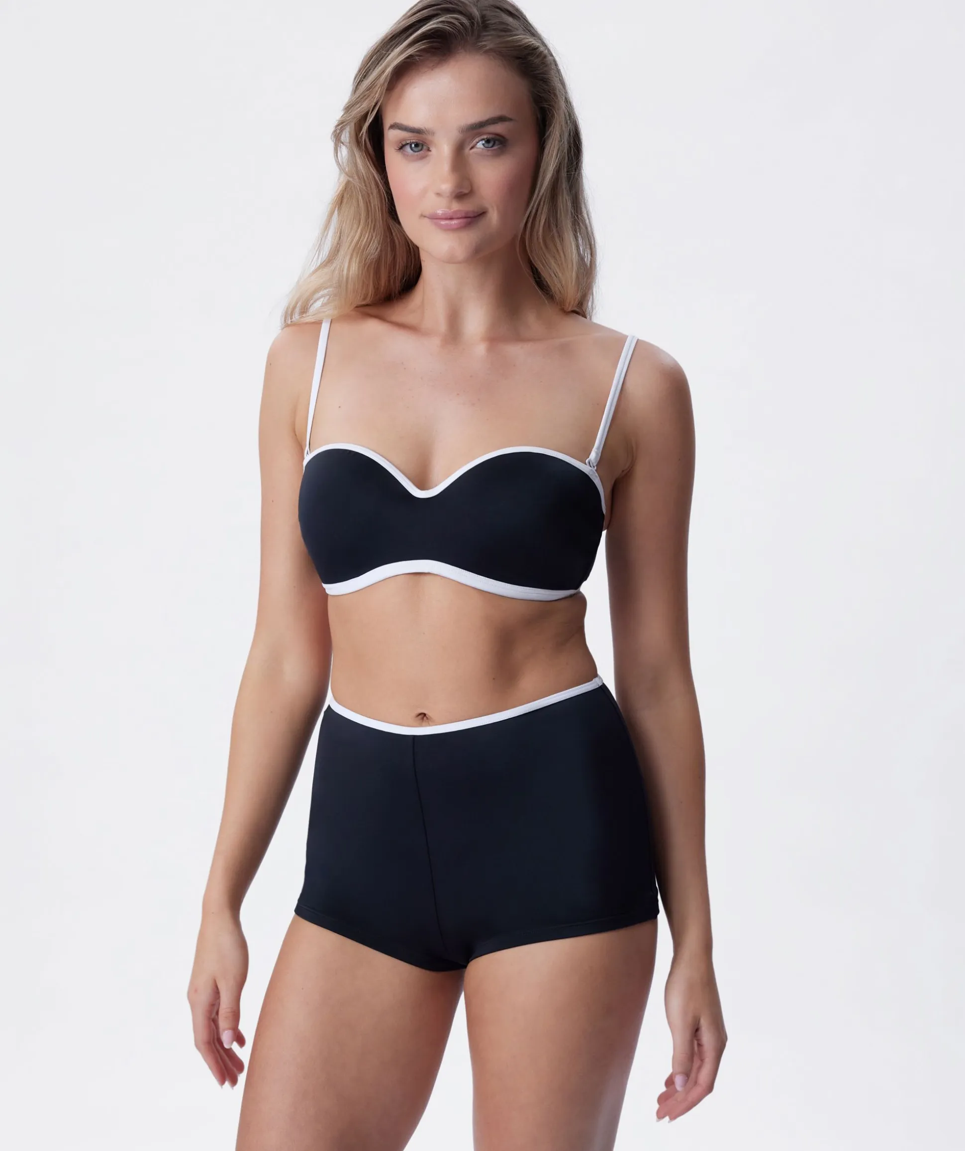 Skye Shortie Swim Bottom - Black