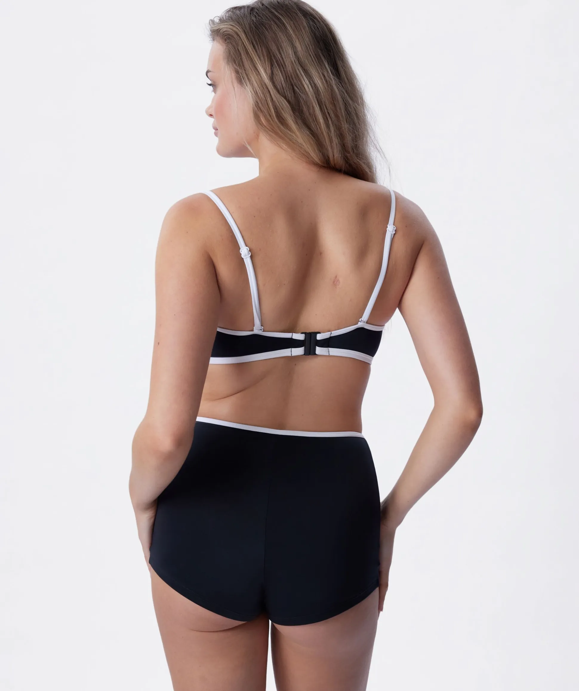 Skye Shortie Swim Bottom - Black